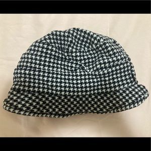 Houndstooth Fleece Winter Hat from Isotoner